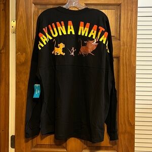 Disney The Lion King Lightweight Spirit Jersey Long sleeve Pullover Shirt Top